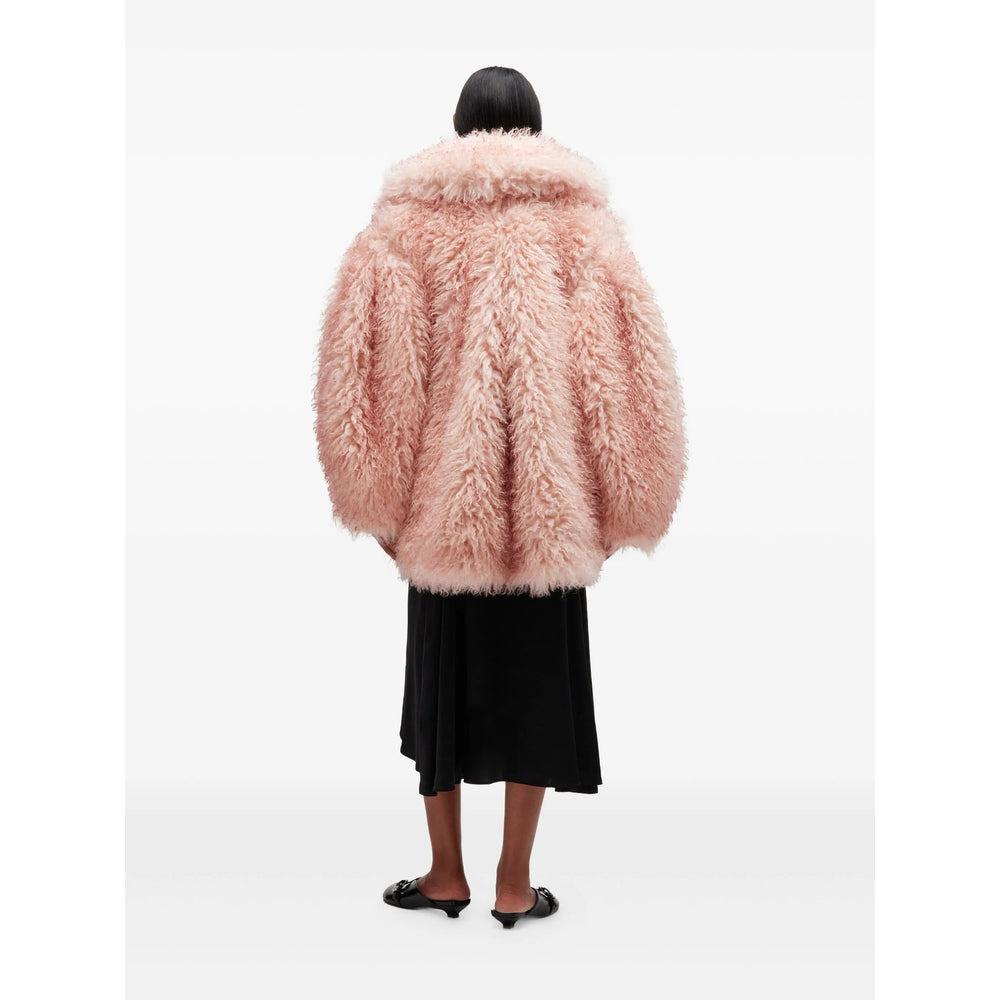 Ganni Pink Coats - Oversized Coats Women - 2
