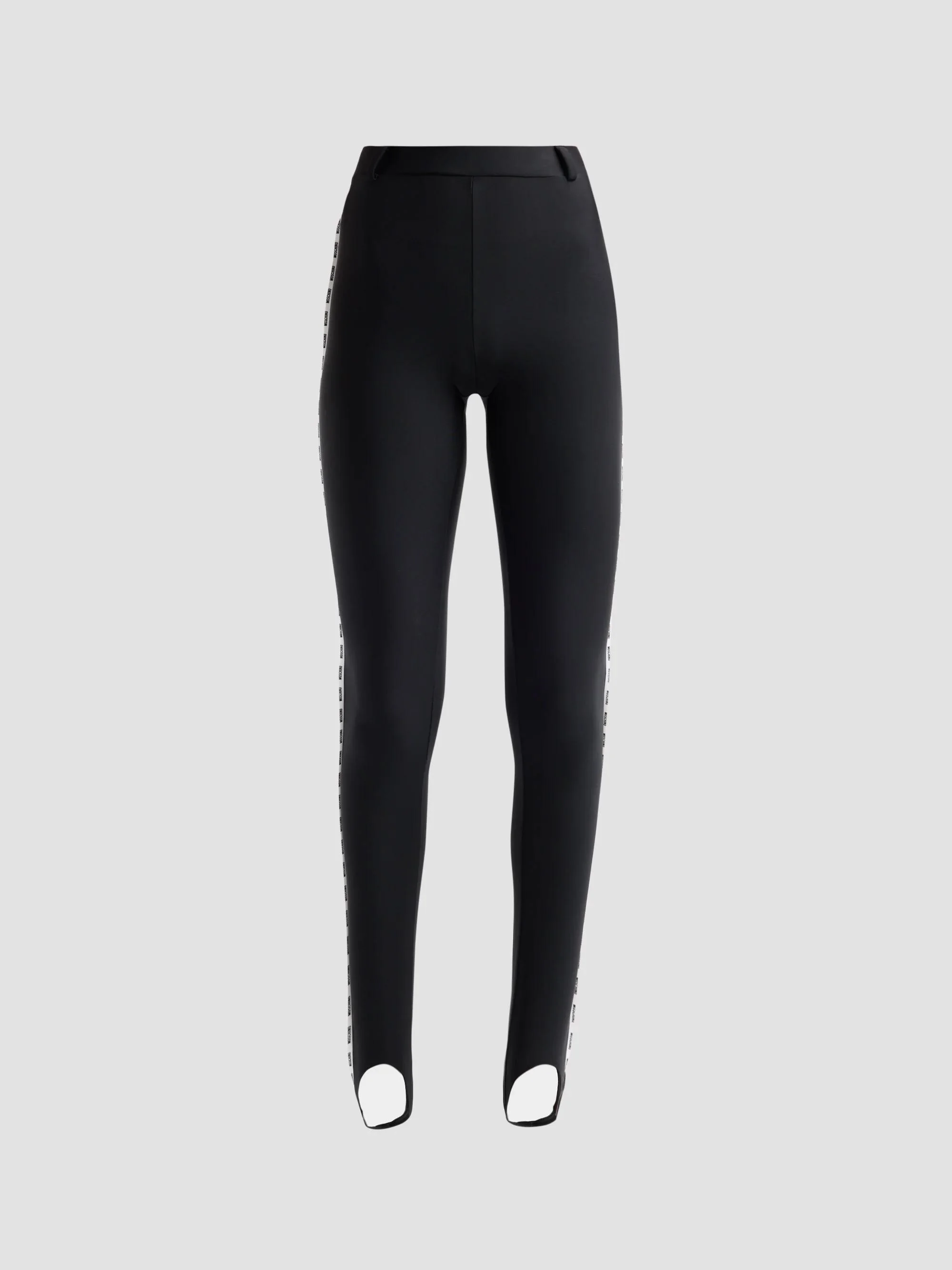 Women's Logo Tape Stirrup Leggings - Black - 1