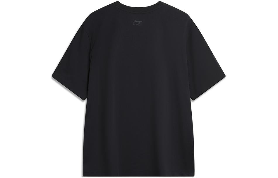 Li-Ning Hoops Comics Graphic T-shirt 'Black' AHSU675-1 - 2