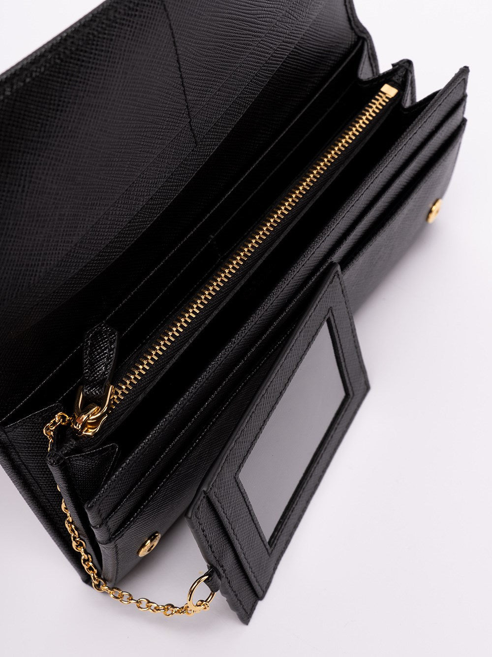 Prada Women Large Saffiano Leather Wallet - 4