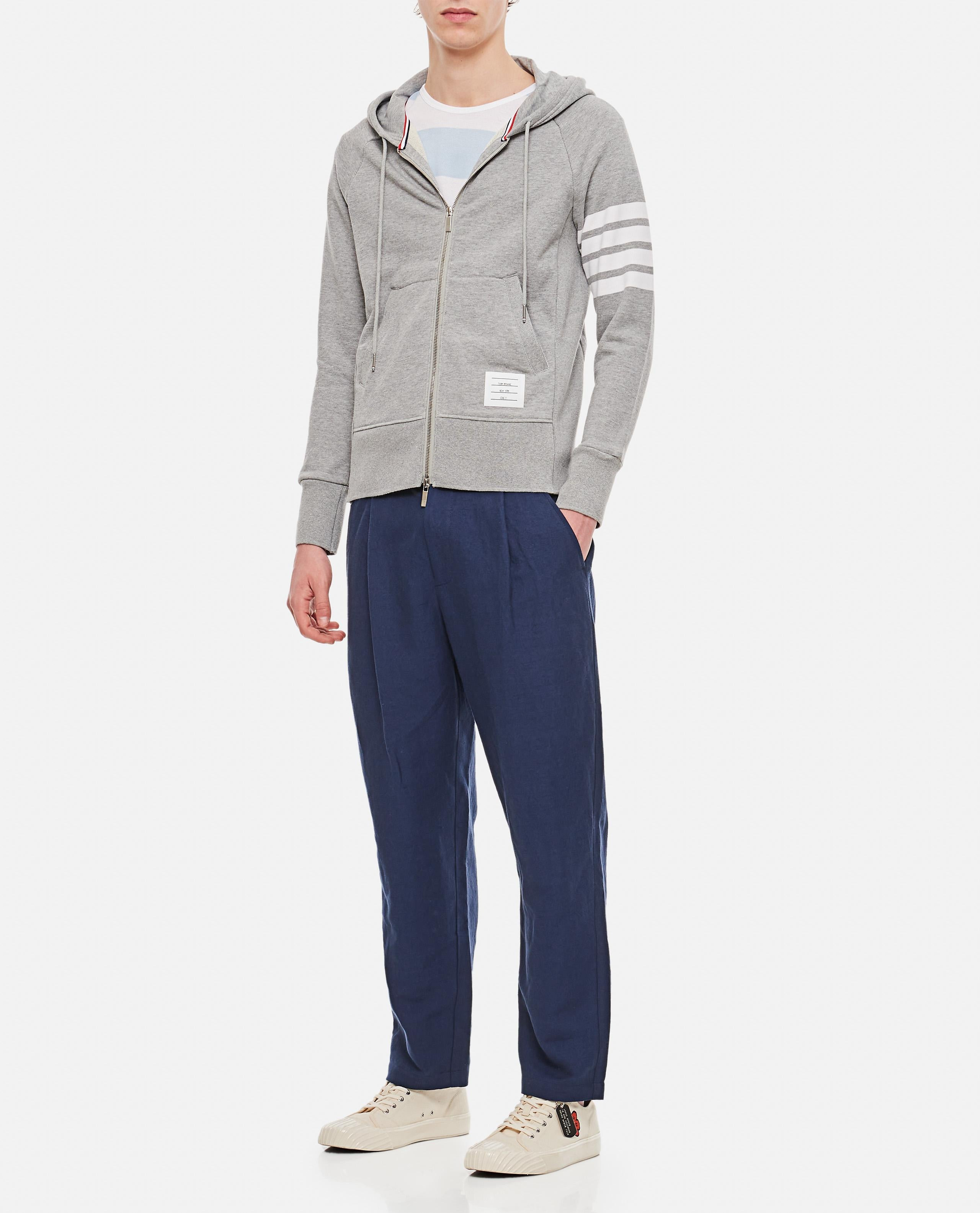 CLASSIC FULL ZIP HOODIE IN CLASSIC LOOPBACK W/ ENGINEERED 4 BAR - 2