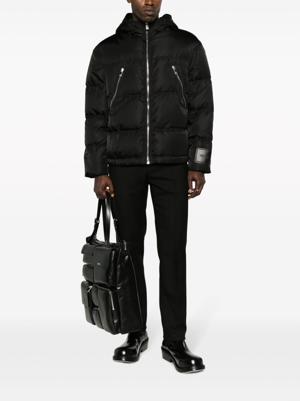 hooded puffer jacket - 2