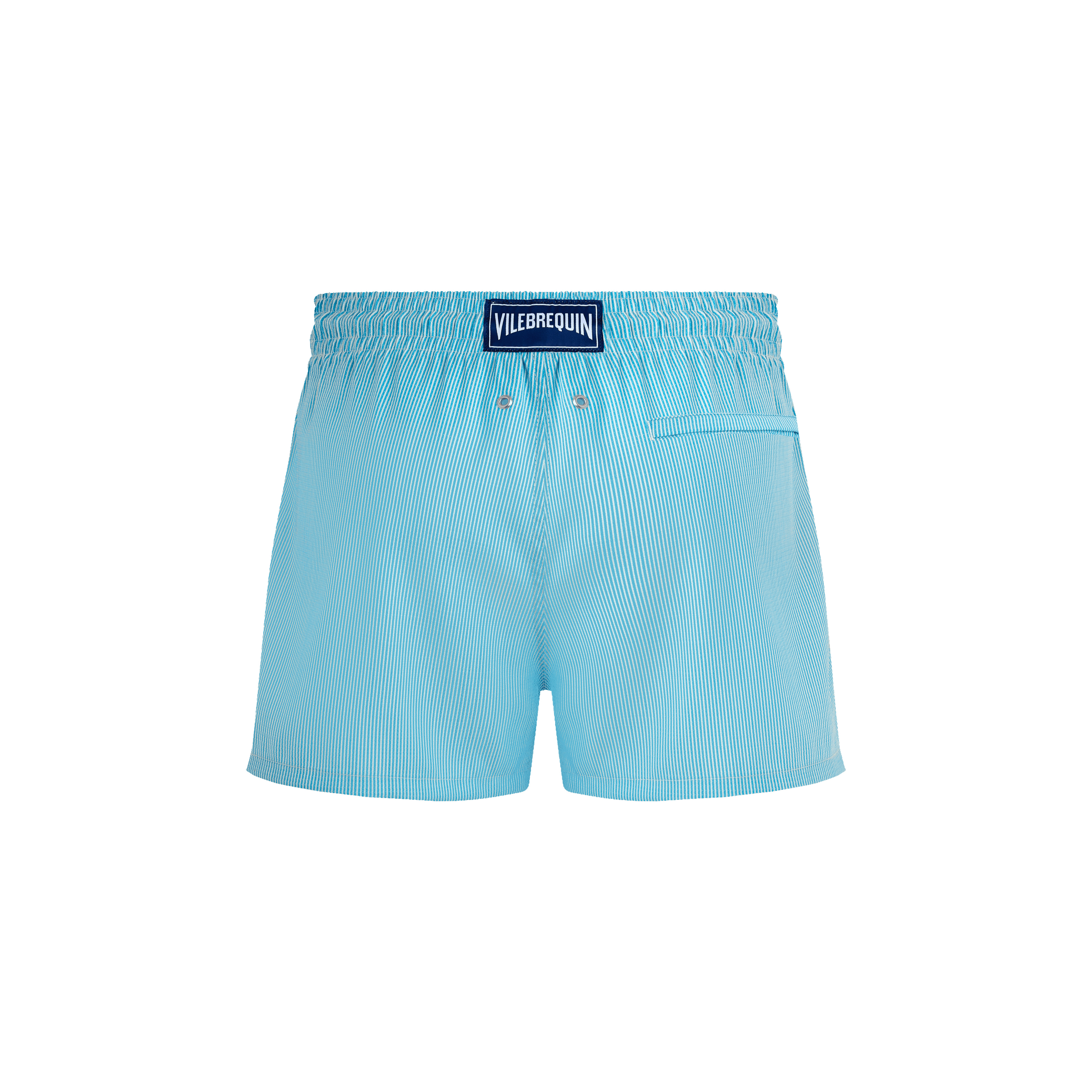 Men Wool Swim shorts Micro Rayures Tailoring - 2