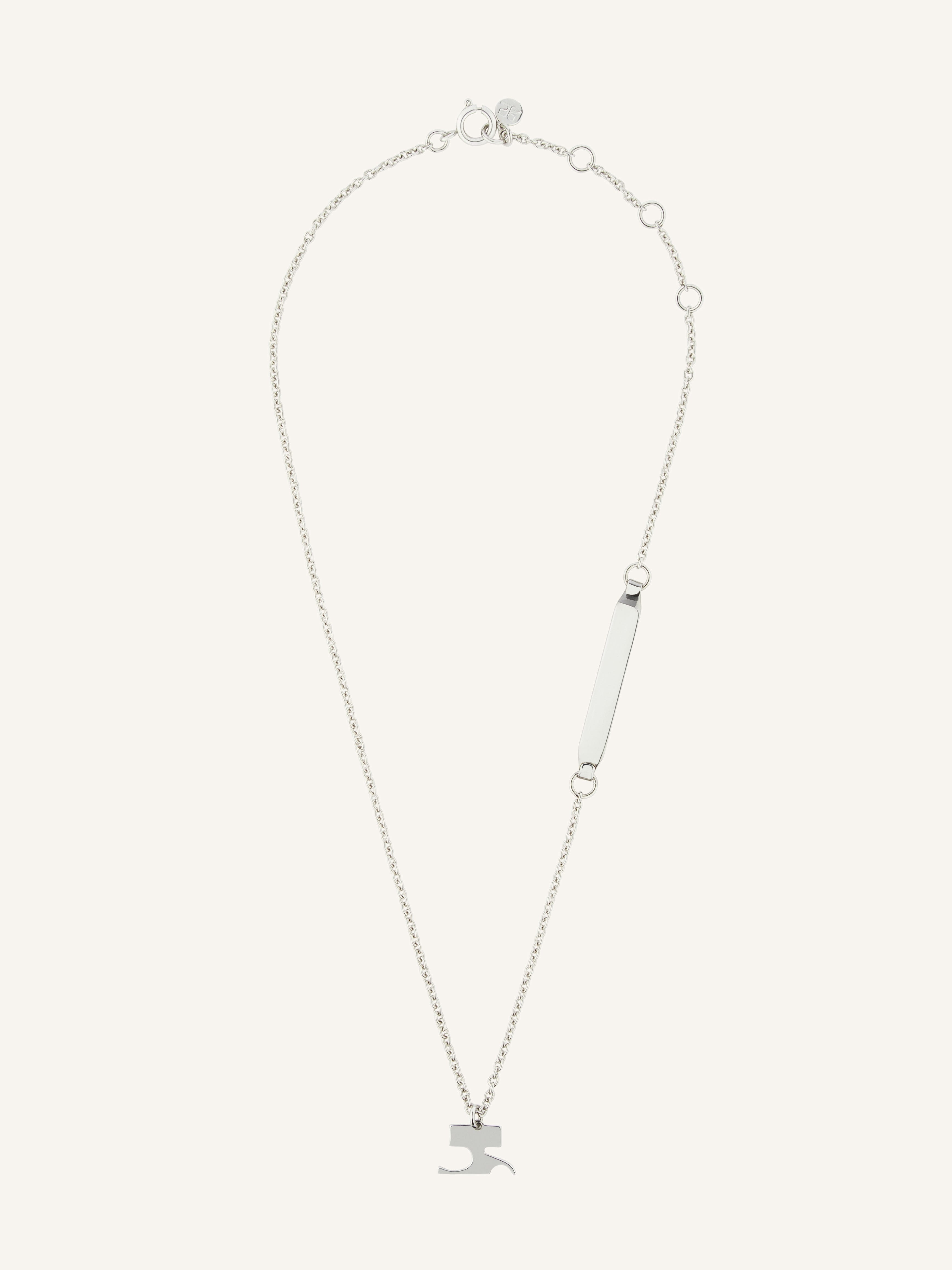 Courreges｜ (AC CHAIN (125BCO034LA0001 9000)) courrèges AC CHAIN NECKLACE | REVERSIBLE