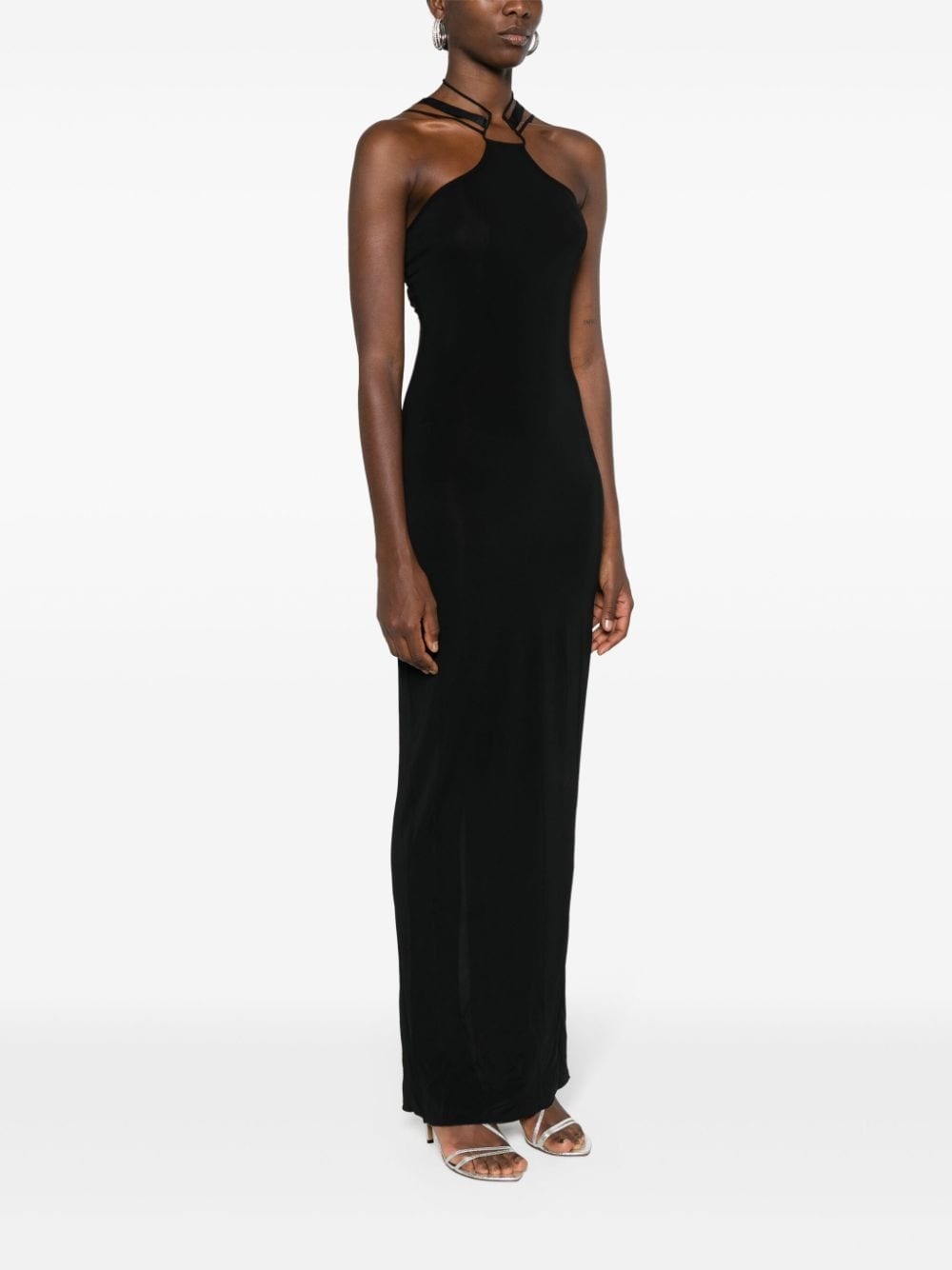 multi-strap maxi dress - 3