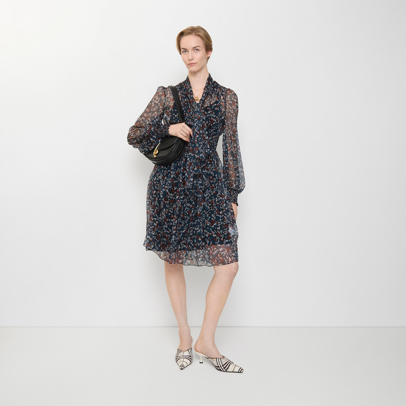 Burberry Ditsy Floral Silk Dress outlook