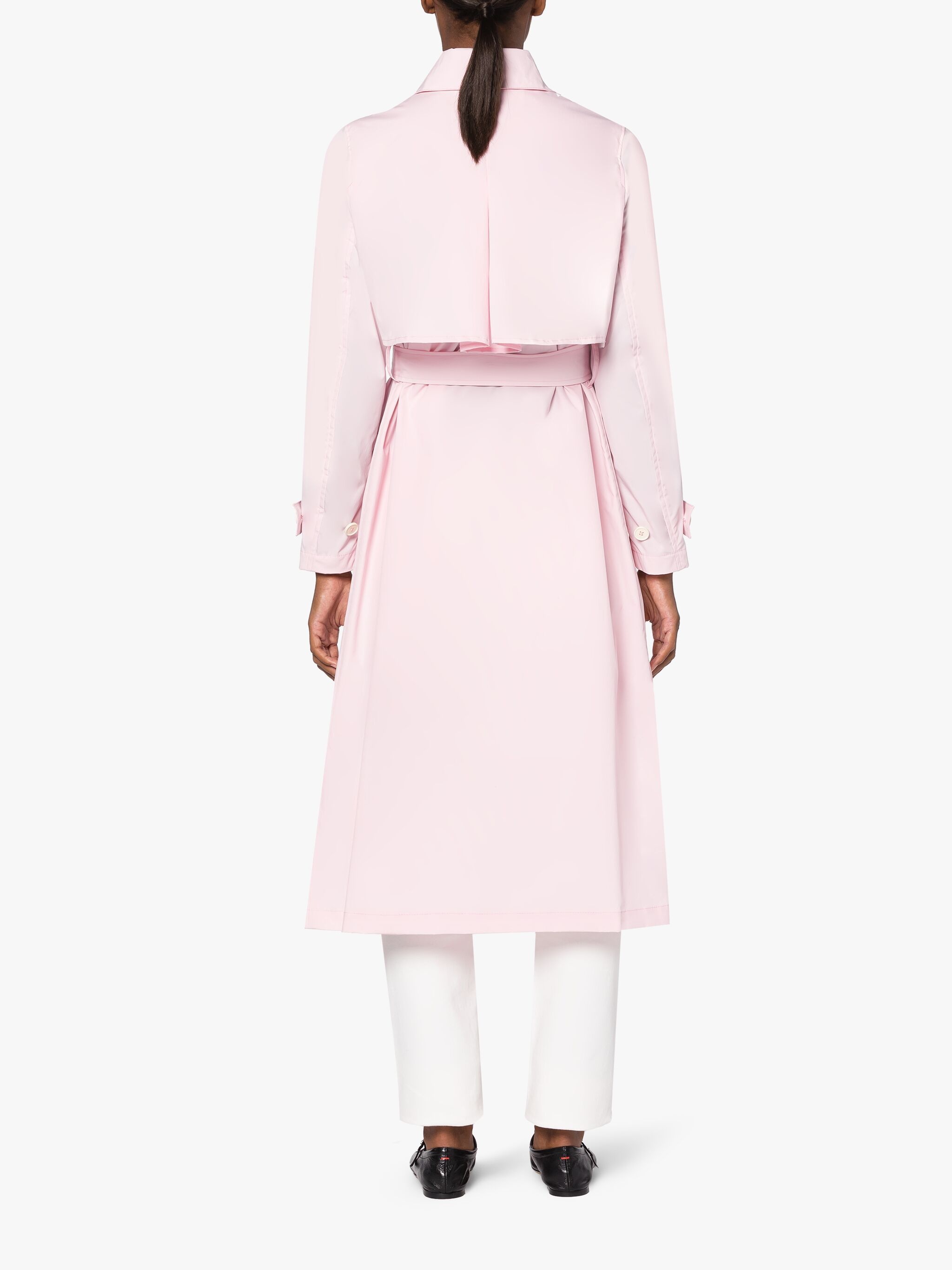 POLLY PINK ECO DRY TRENCH COAT - 4
