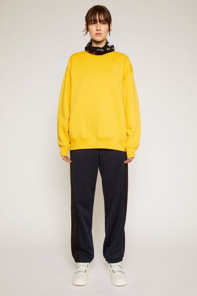 Acne Studios Oversized sweatshirt honey yellow outlook