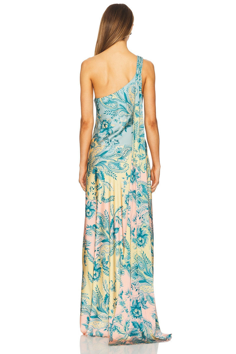 HEMANT & NANDITA One Shoulder Long Dress outlook