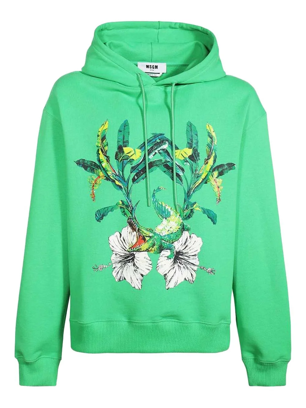 floral-print hoodie - 1