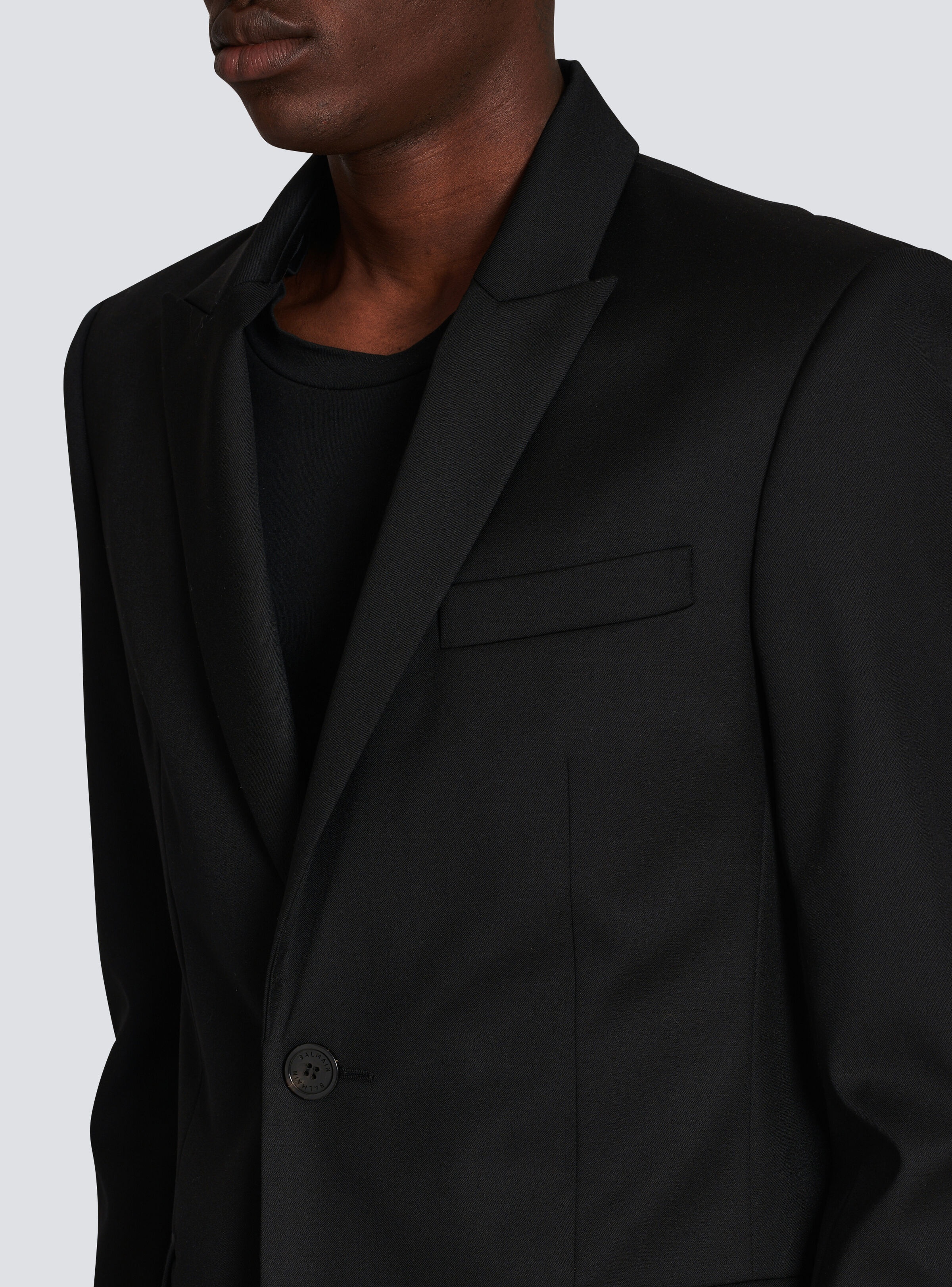 Two-button wool blazer - 7