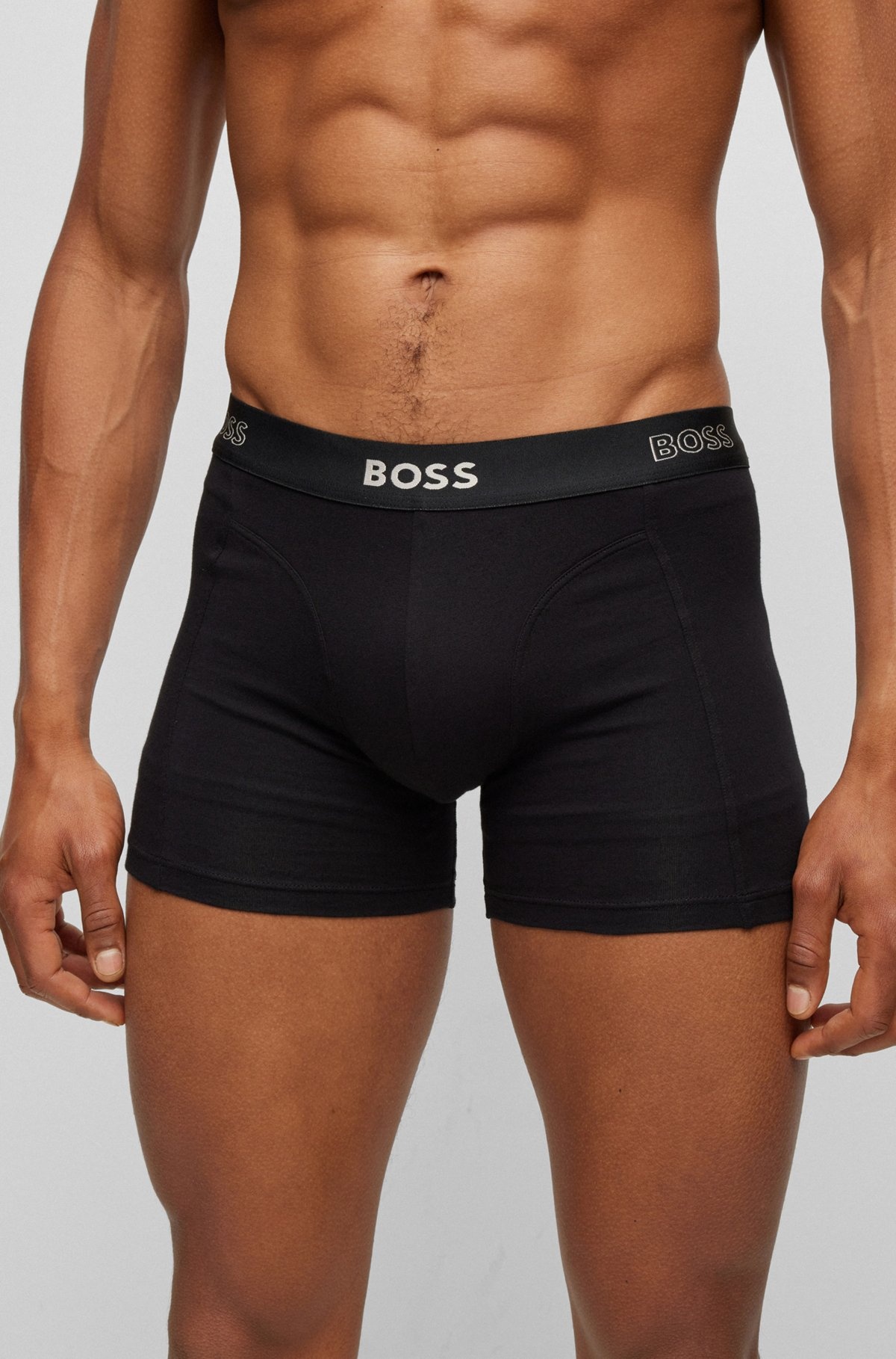 TWO-PACK OF BOXER BRIEFS WITH LOGO WAISTBANDS - 4