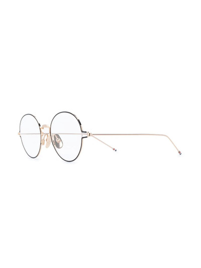 Thom Browne round-frame eye glasses outlook