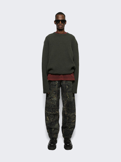 Givenchy Carpenter Denim Trousers Brown and Khaki outlook