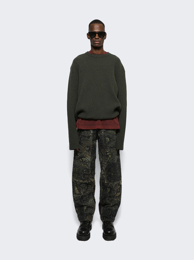 Givenchy Carpenter Denim Trousers Brown and Khaki outlook