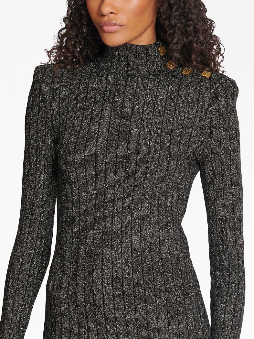 long-sleeve knitted jumper - 7