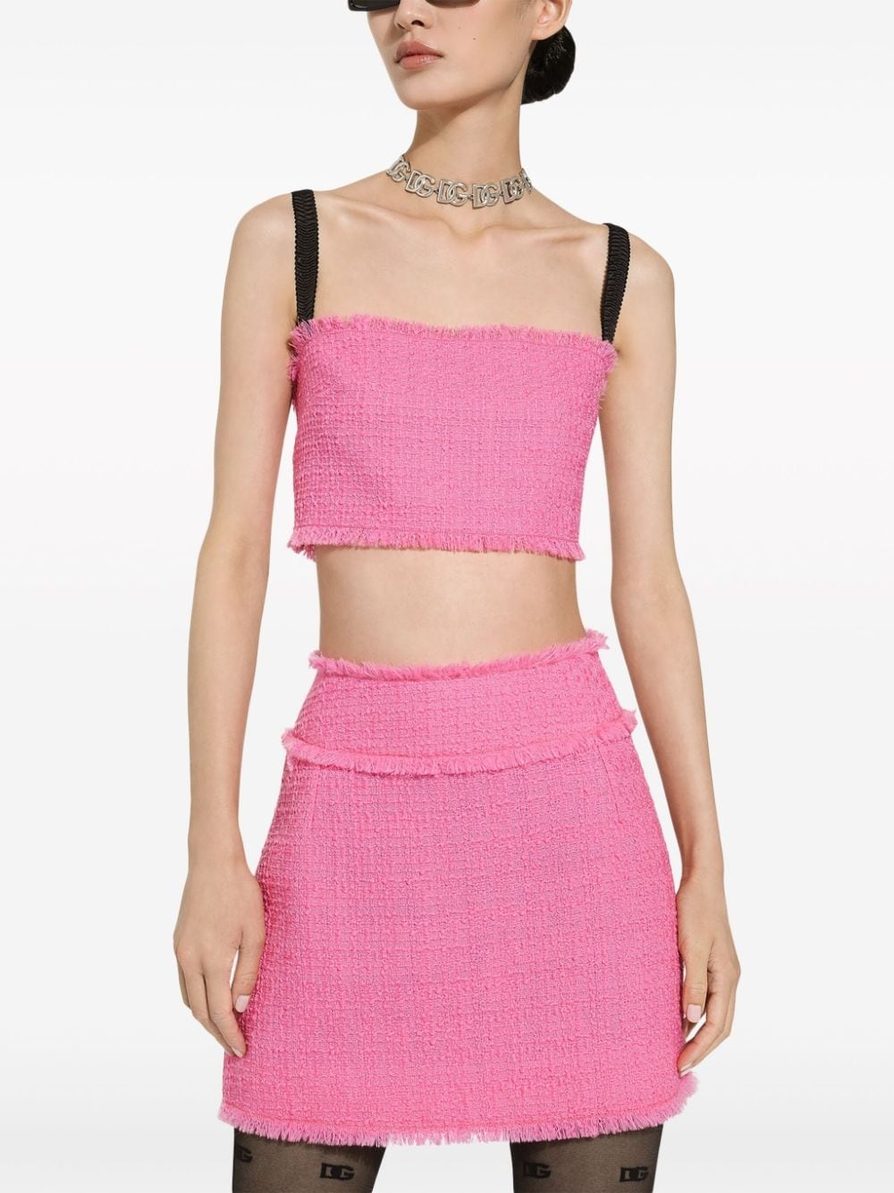 Rachel tweed cropped top - 5