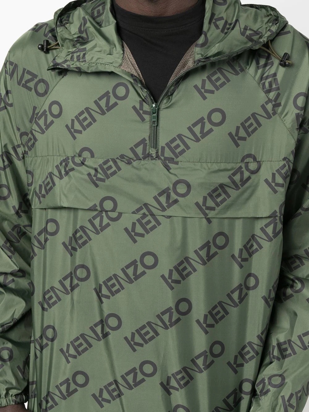 logo-print hooded jacket - 5