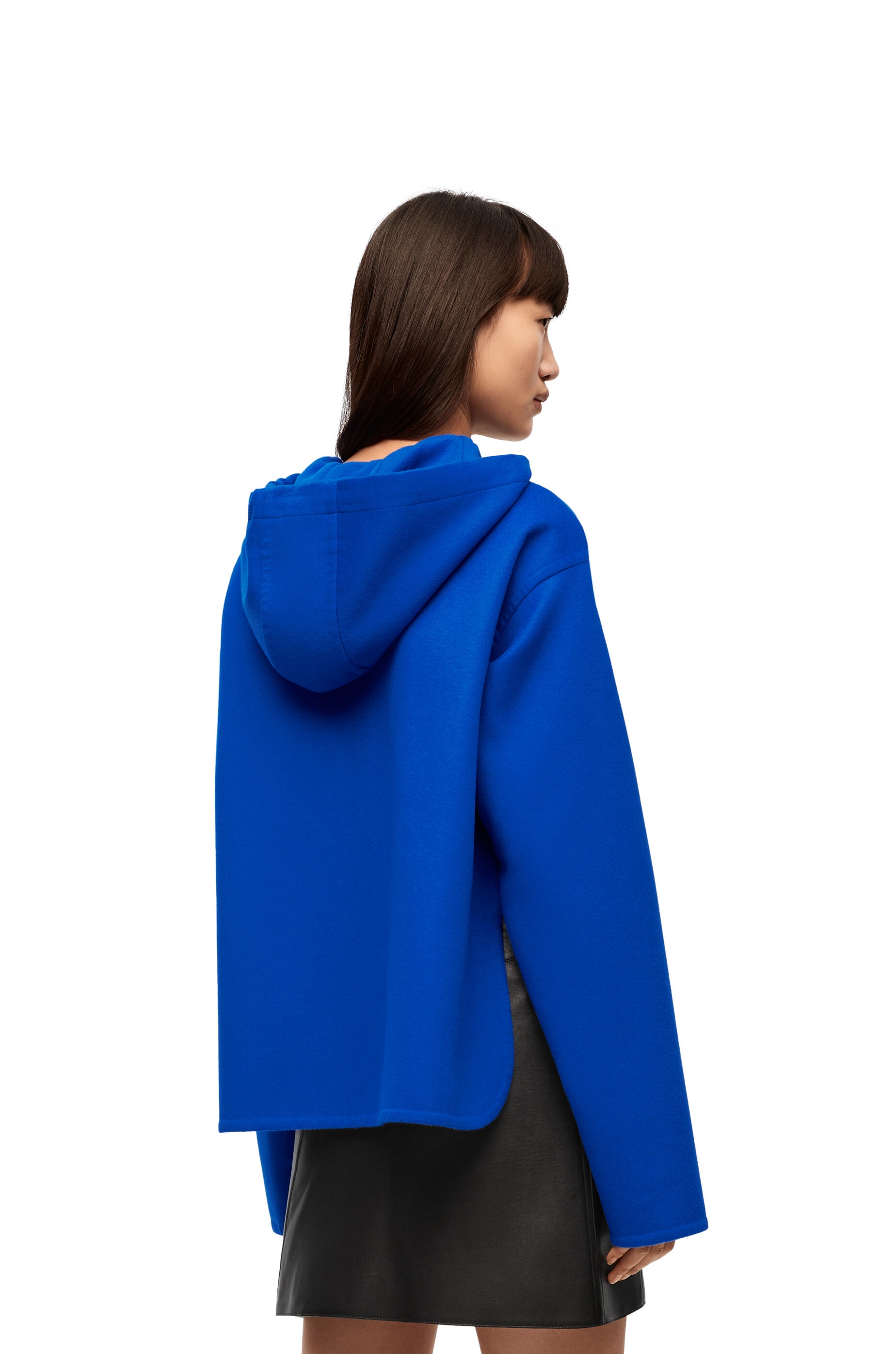Hooded jacket in wool and cashmere - 4