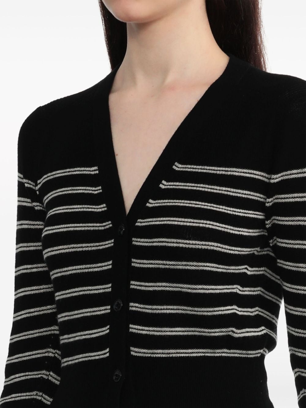 Bree striped wool cardigan - 5
