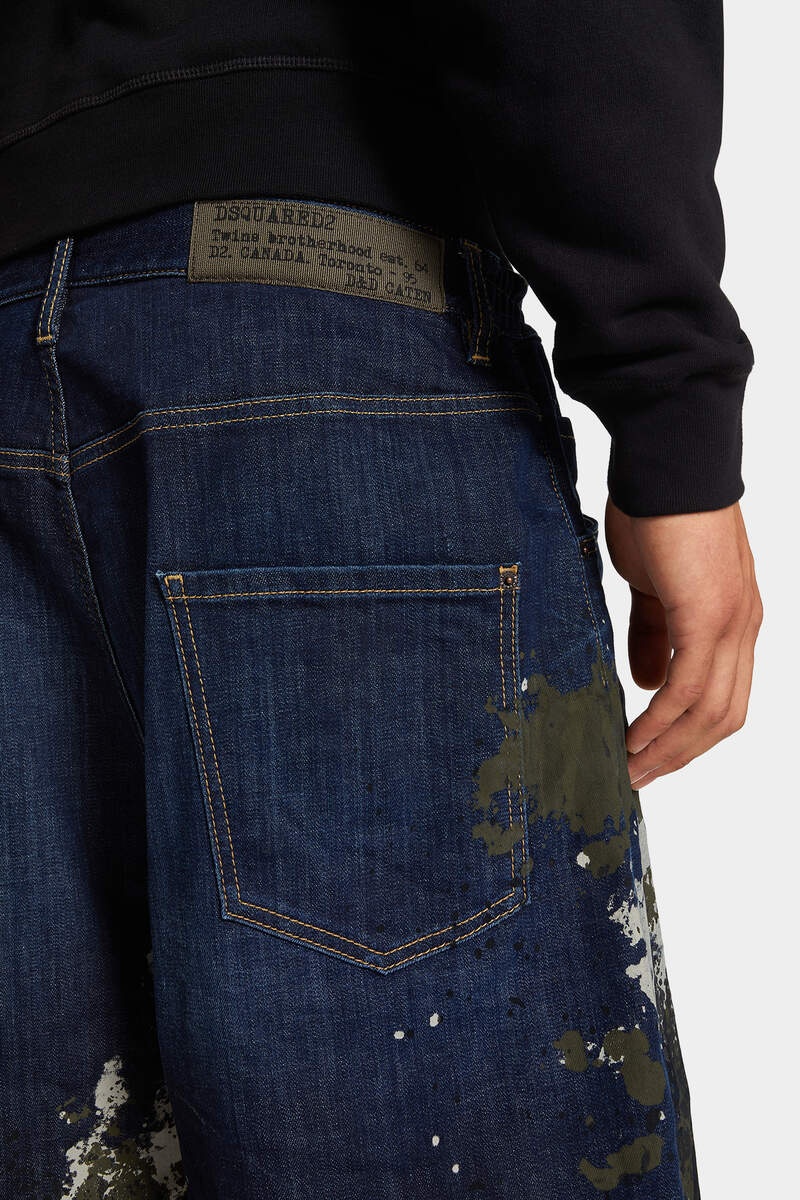 DARK URBAN CAMO WASH SURFER SHORTS - 6