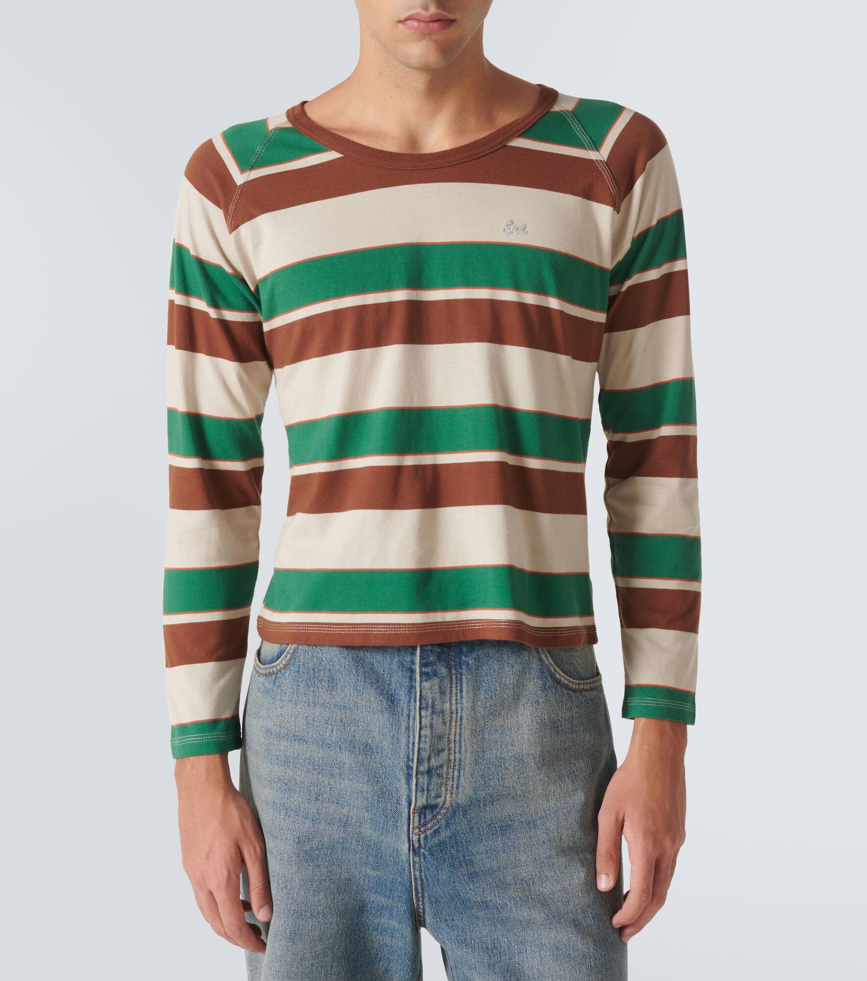 Striped cotton jersey T-shirt - 3