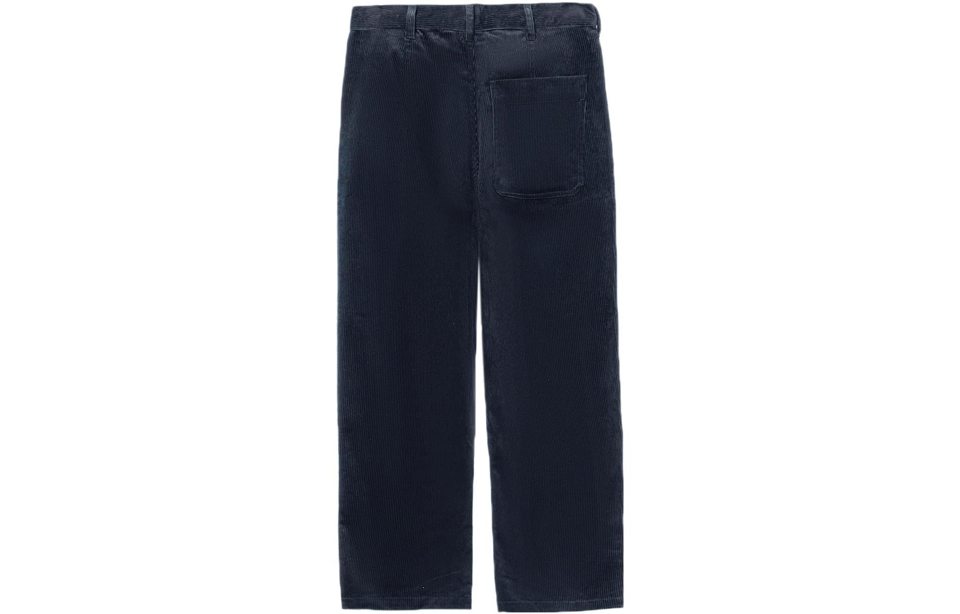 Li-Ning Embroidered Logo Woven Straight Pants 'Midnight Navy' AKXR457-3 - 2