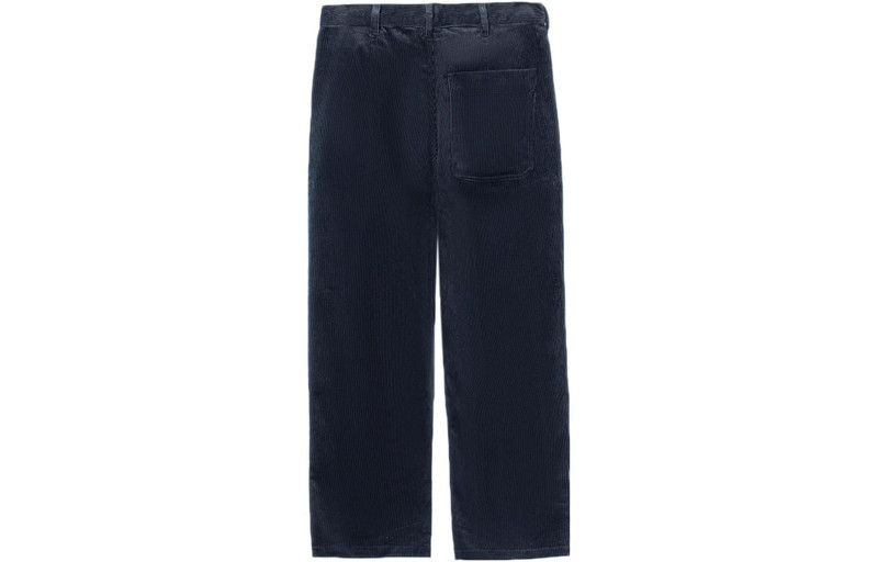 Li-Ning Li-Ning Embroidered Logo Woven Straight Pants 'Midnight Navy' AKXR457-3 outlook
