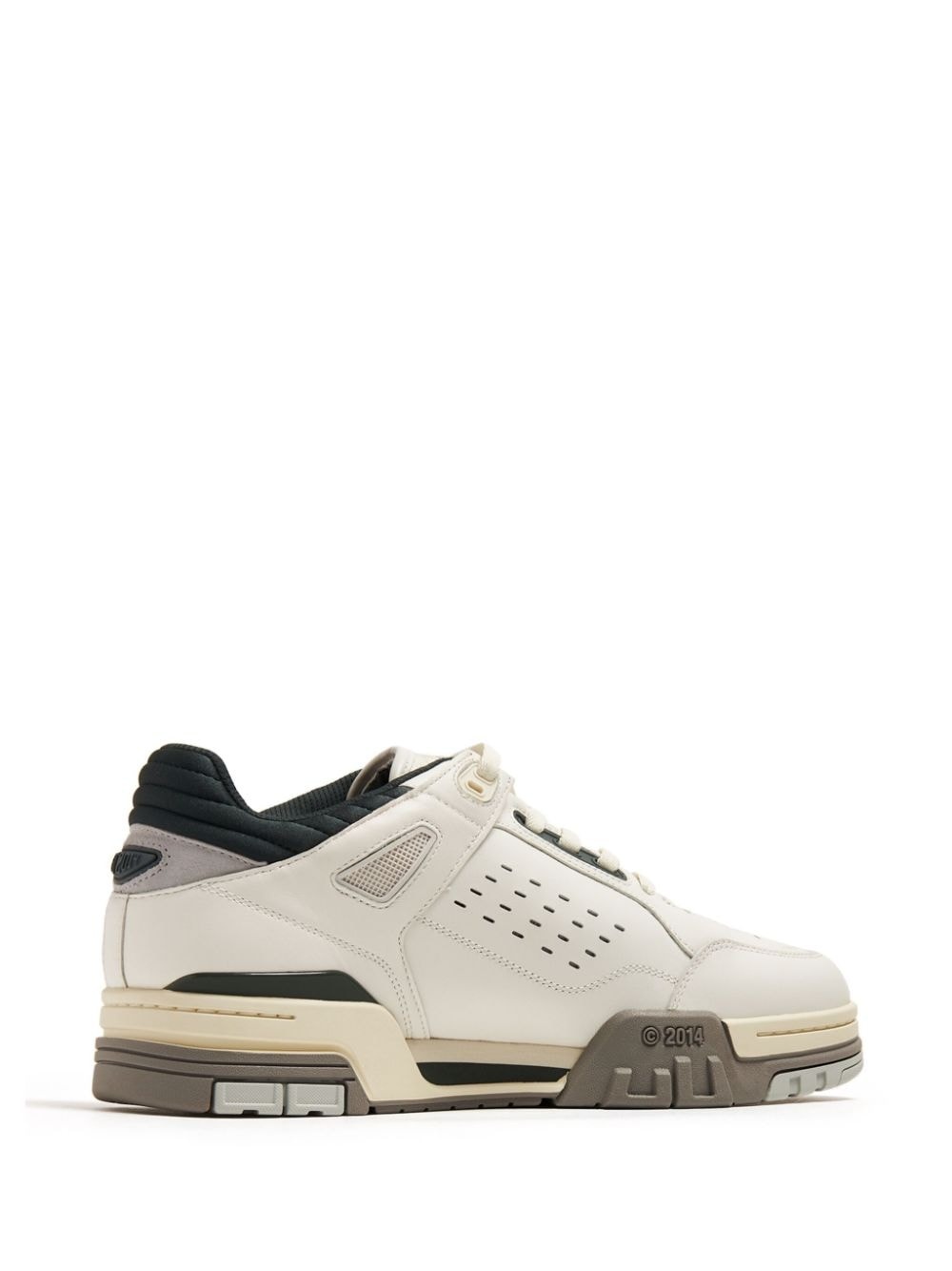 panelled low-top sneakers - 3