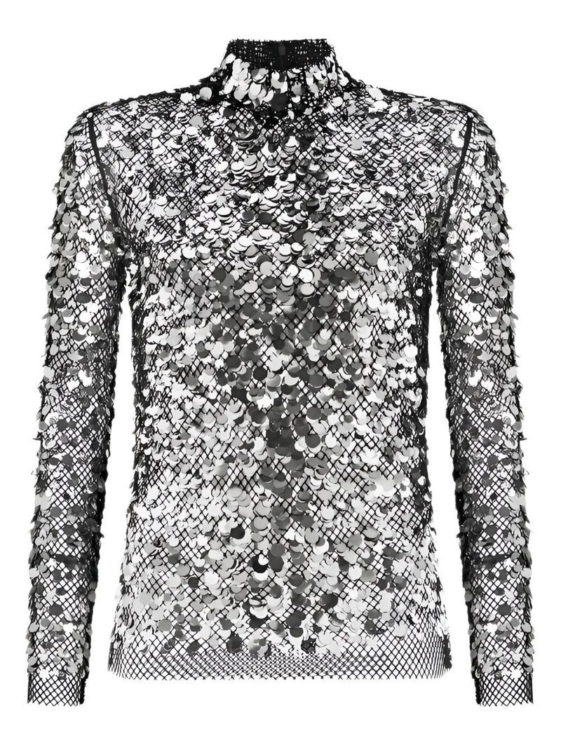sequin-embellished top 1