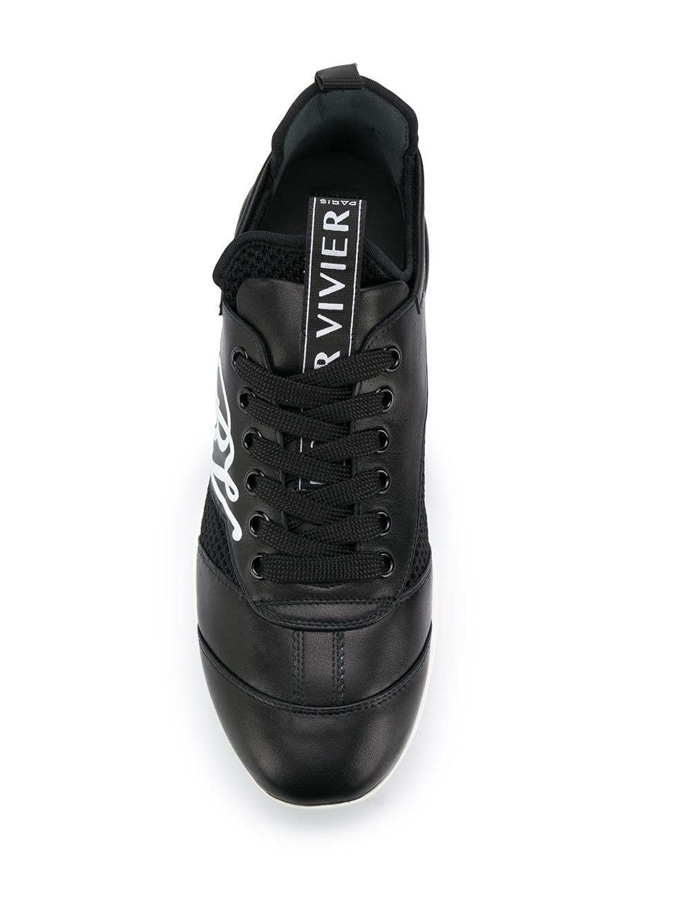 panelled sneakers - 4