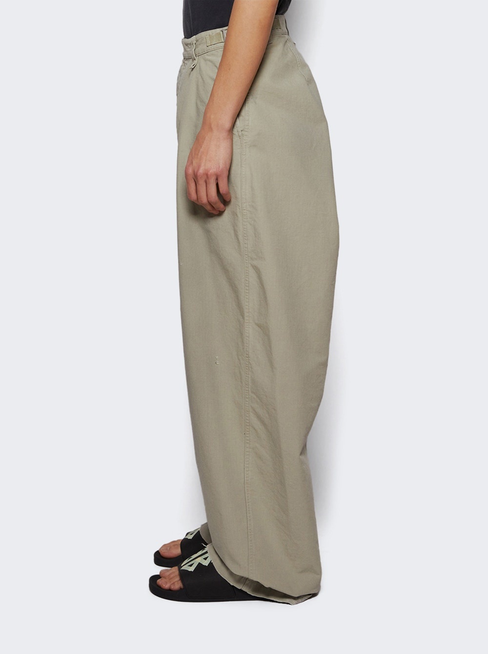 Minimal Cargo Pants Military Beige - 3