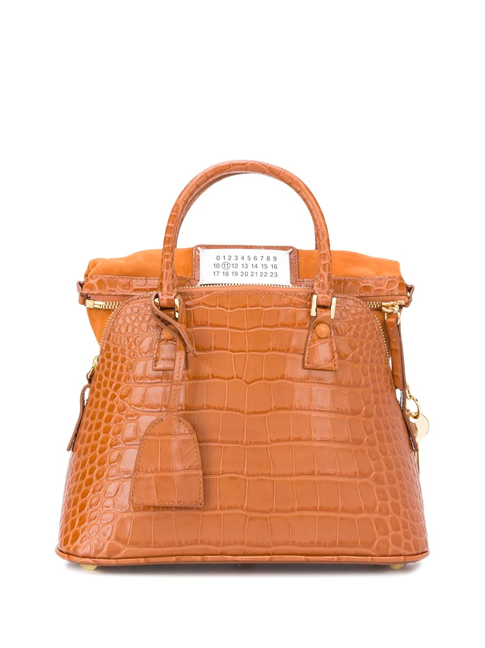 small crocodile effect 5AC tote bag - 1