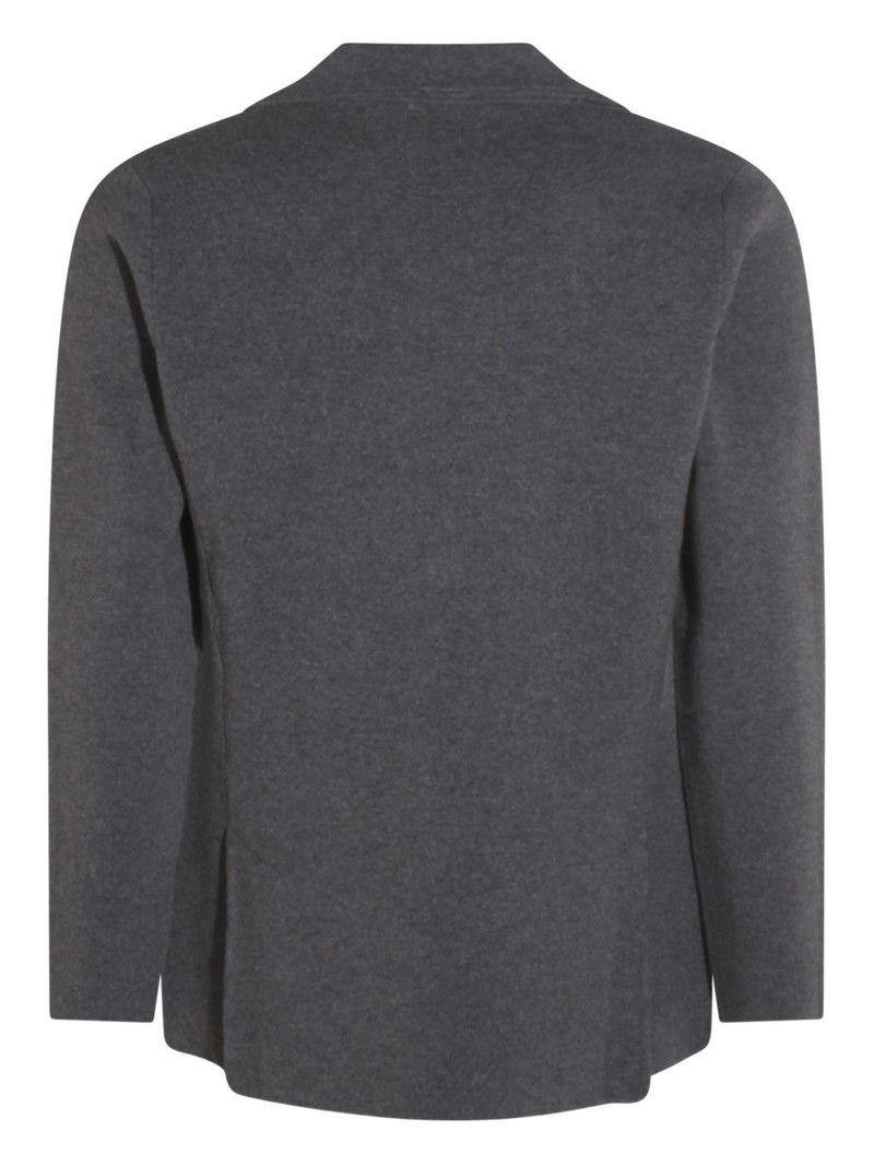 LARDINI buttoned wool blazer outlook