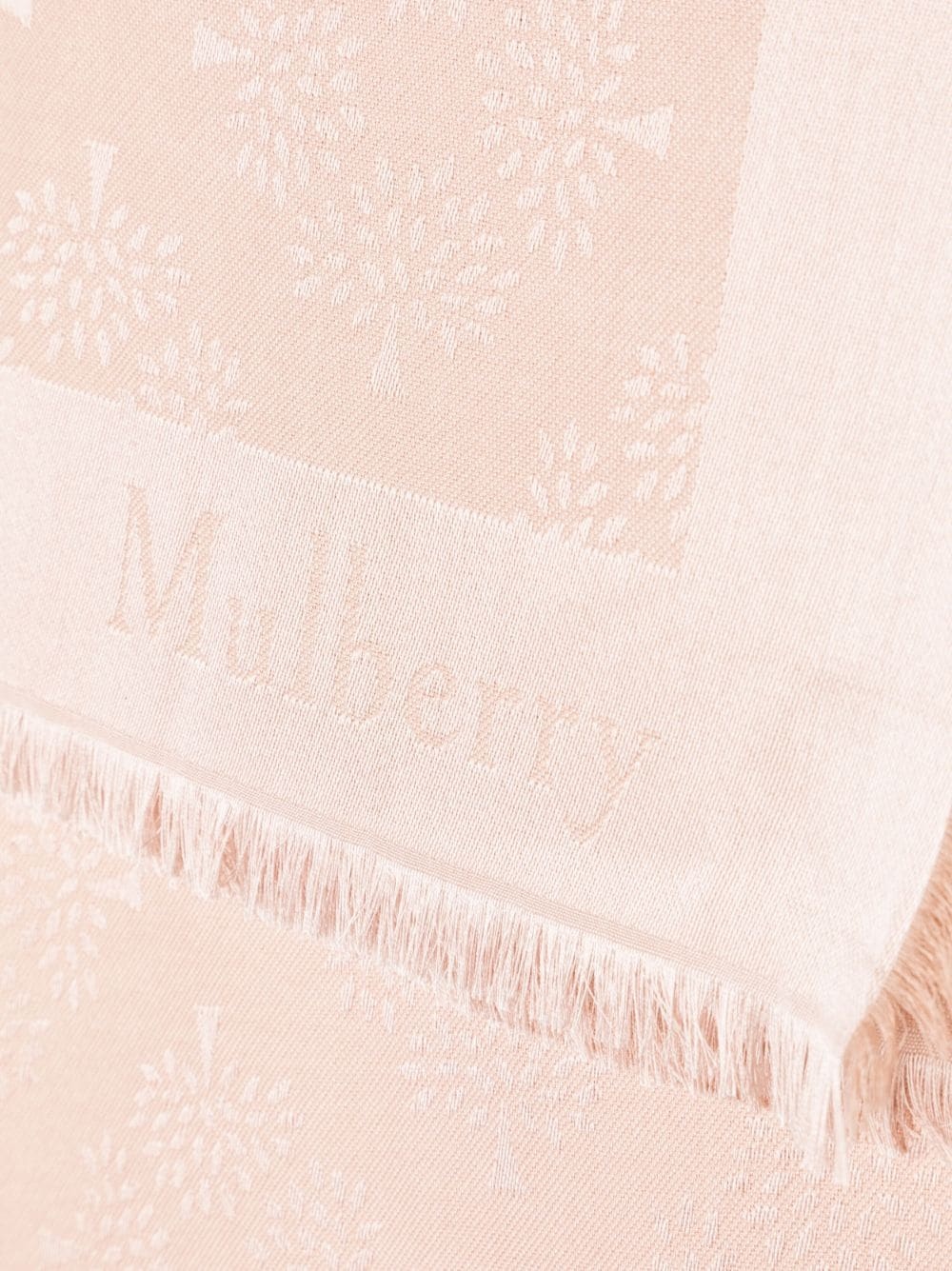Mulberry Tree Square monogram-pattern scarf - 2