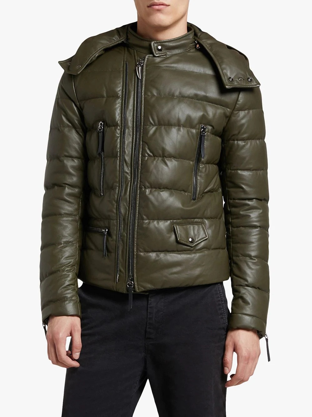 Mr Jupiter padded leather jacket - 3