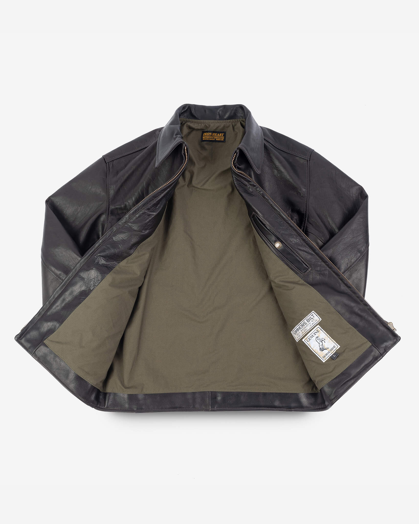 IHSB-WJ Iron Heart x Simmons Bilt Blattwerk Work Jacket - Brown - 9
