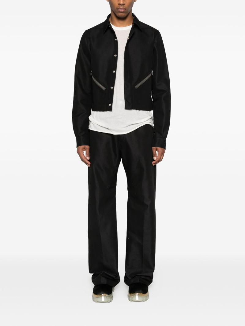 Rick Owens ribbed raw edges T-shirt outlook