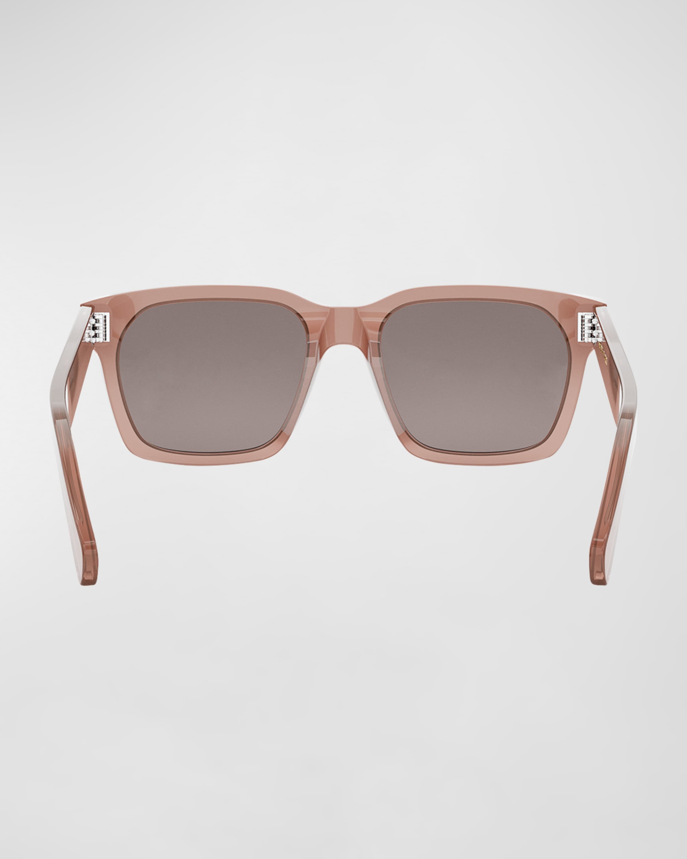 Bold 3 Dots Acetate Square Sunglasses - 5