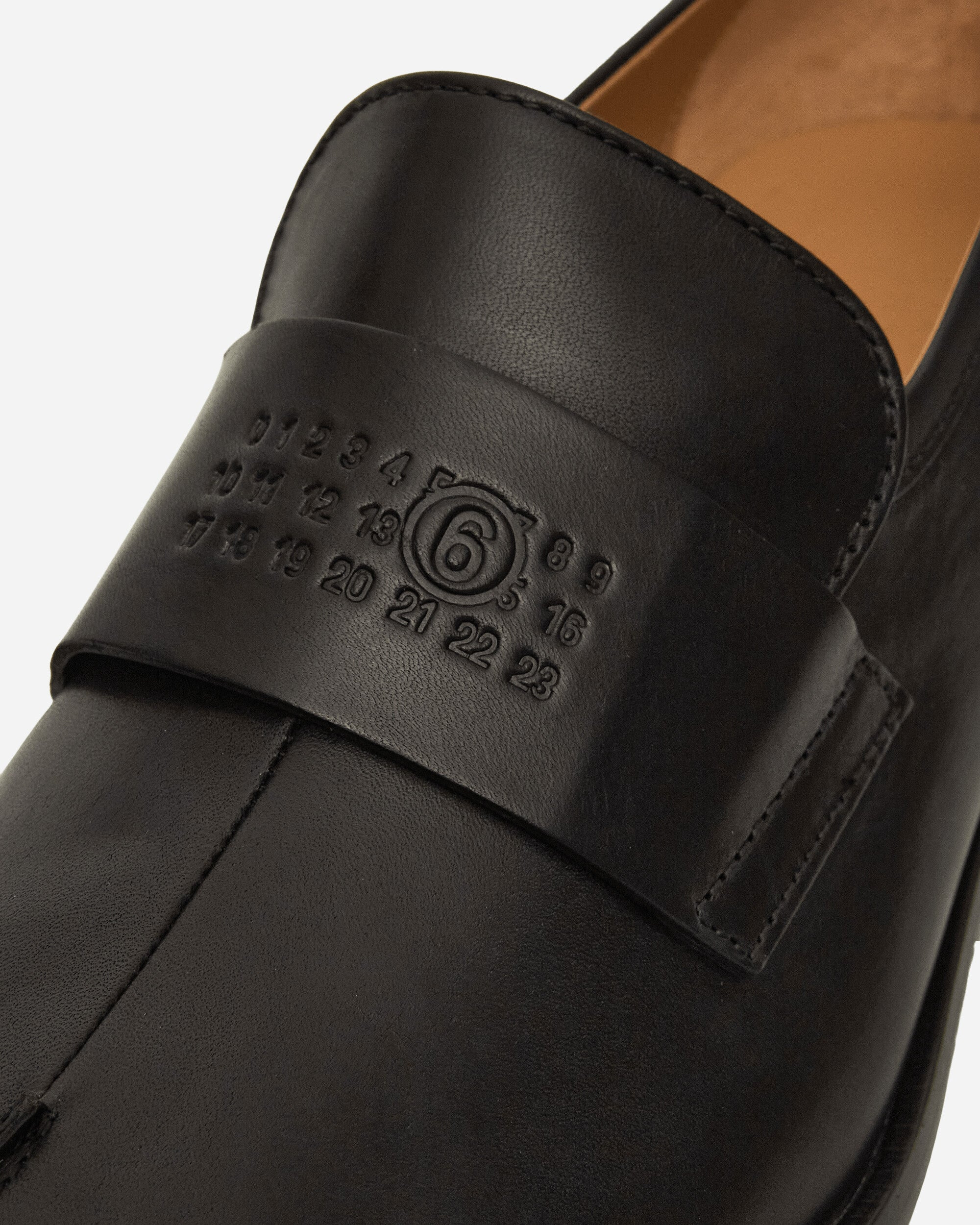 Leather Loafers Black - 6