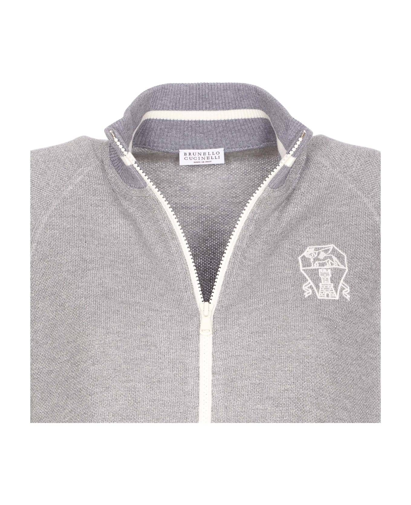 Logo Zipped Sweatshirt - 4