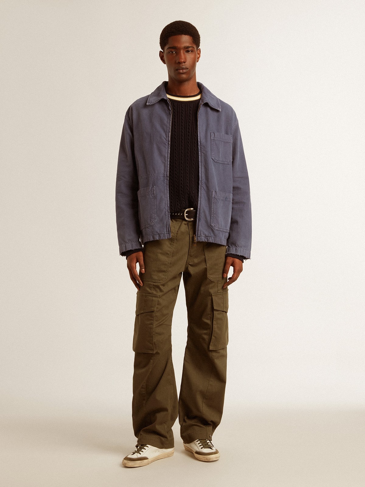 Olive green cargo pants - 3