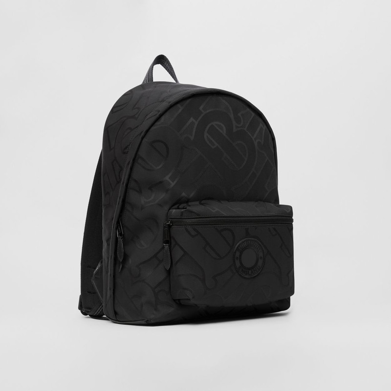 Monogram Recycled Polyester Jacquard Backpack 8
