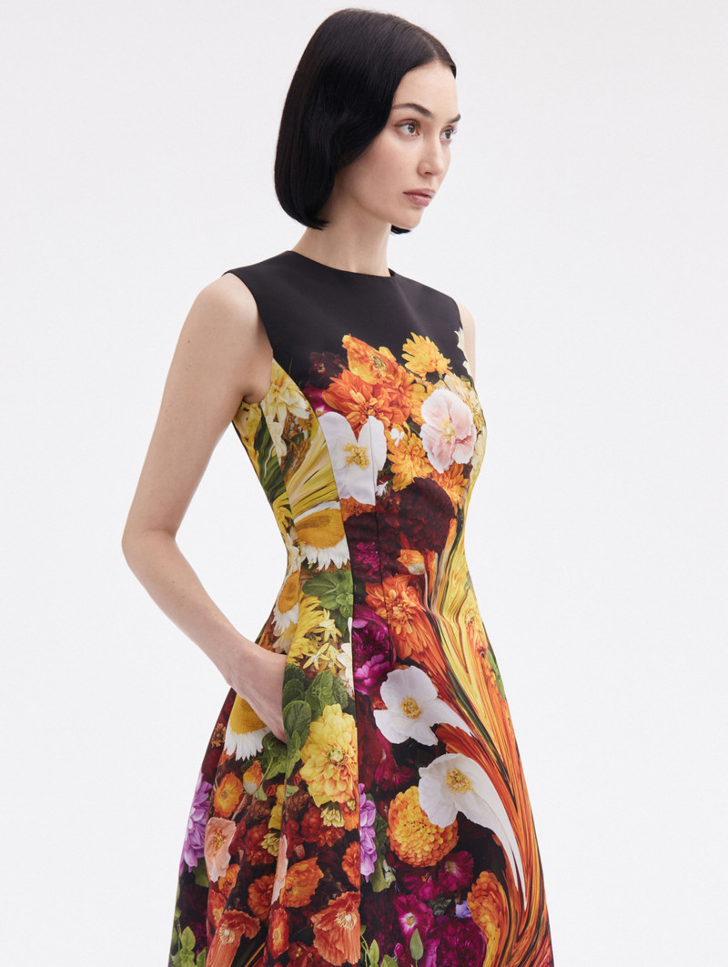 RAINBOW FLOWER MARBLE DRESS 4