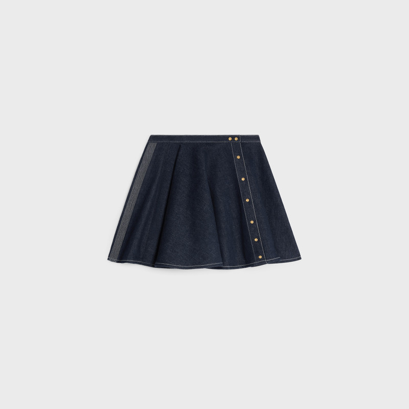 peplum skirt IN LIGHTWEIGHT cotton DENIM 1