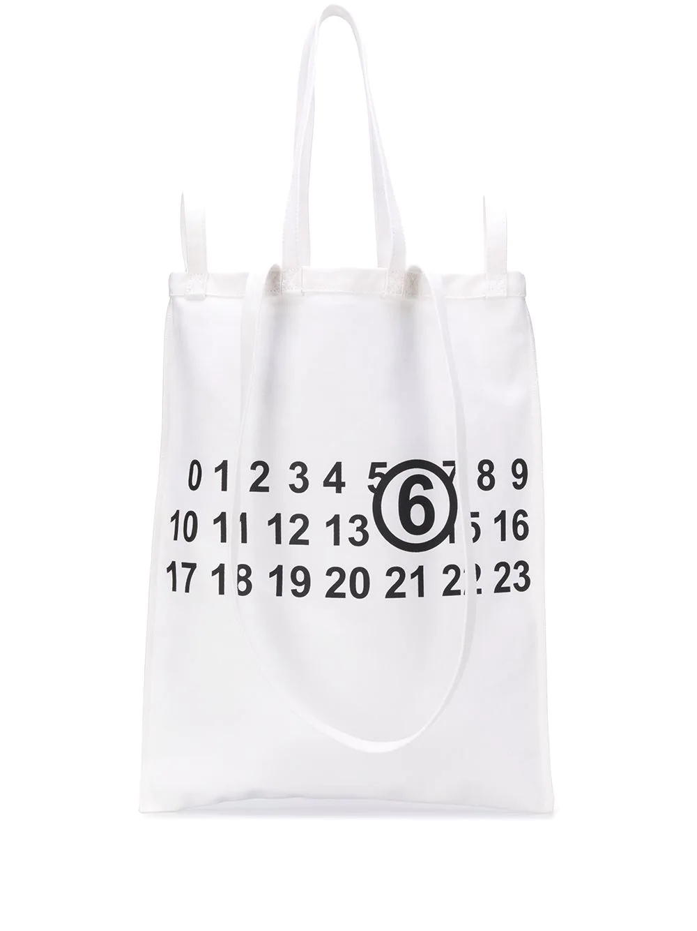 numbers logo shopper tote - 1