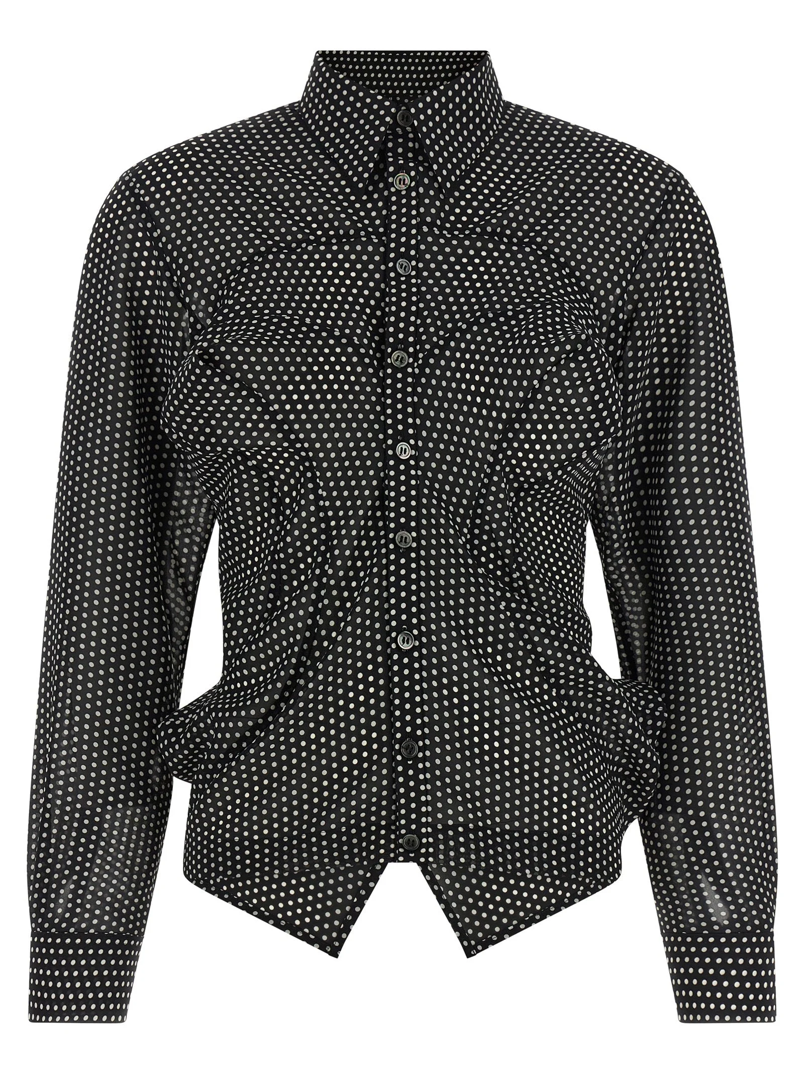 Junya Watanabe Women Polka Dot Shirt - 1