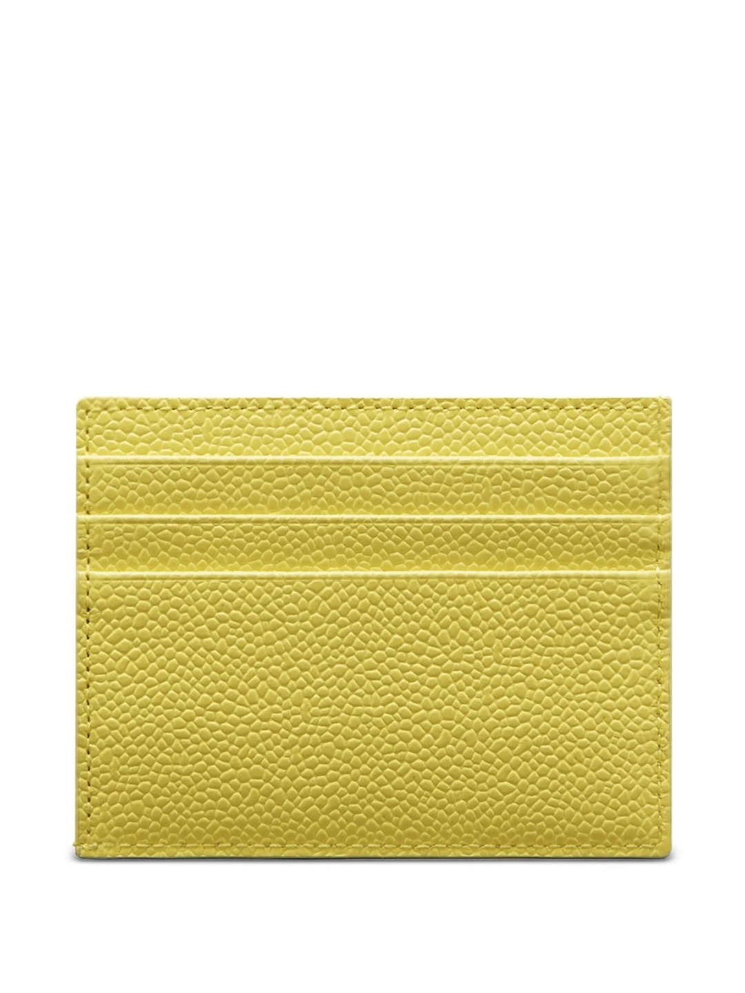 Pebble Grain Note Compartment Card Holder Men - 2