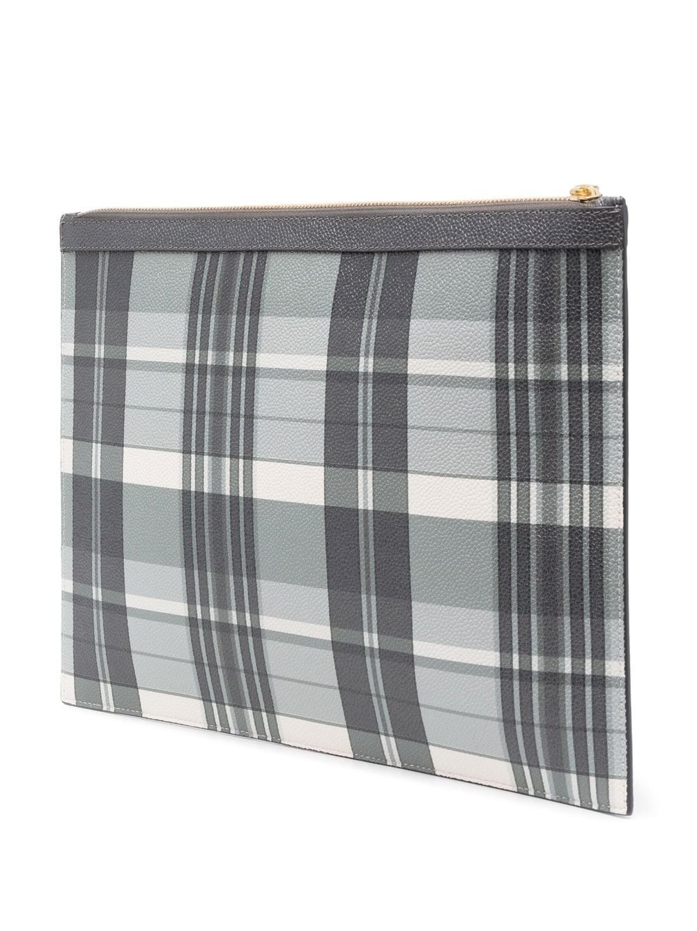grosgrain-loop trim clutch bag - 3