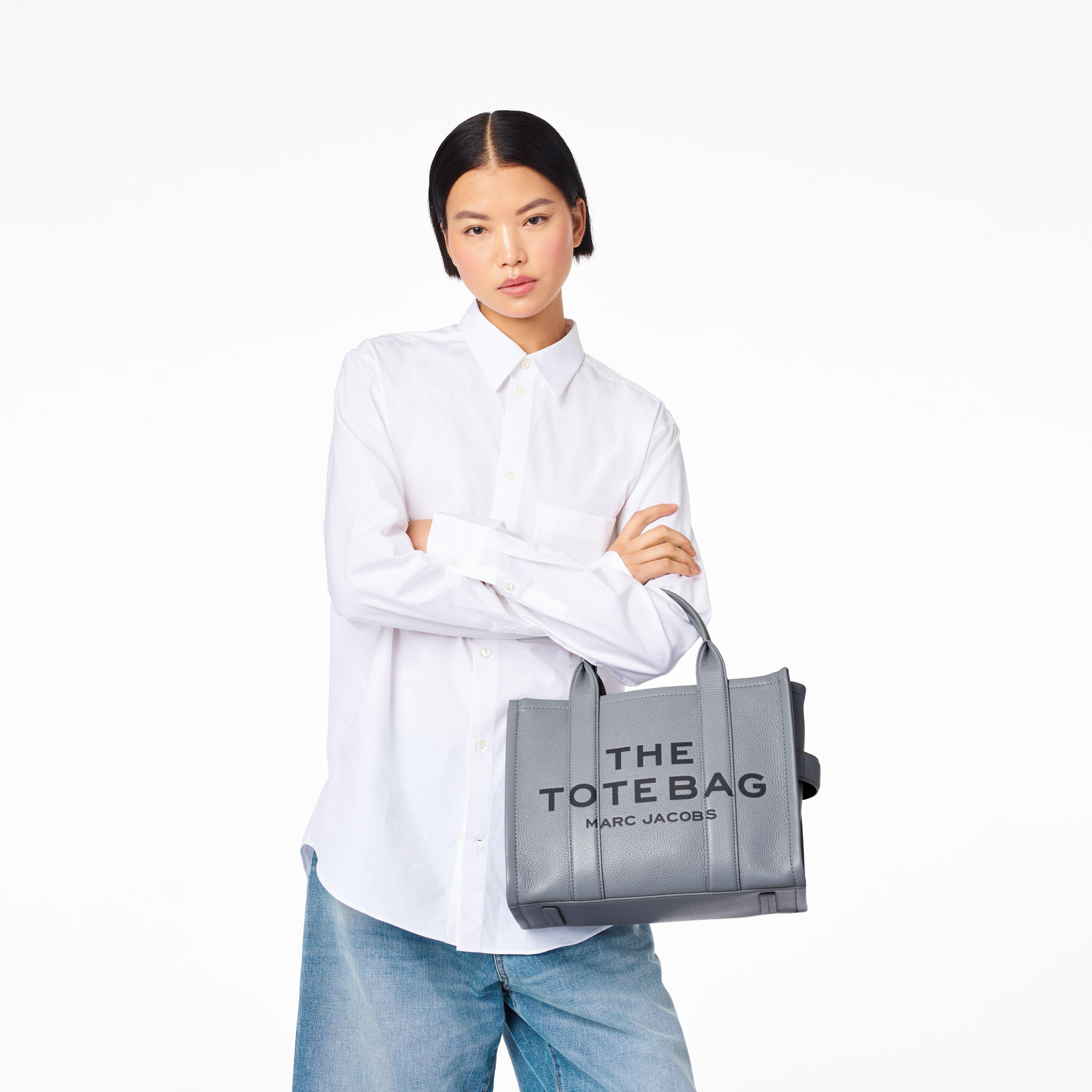 THE LEATHER MEDIUM TOTE BAG - 4